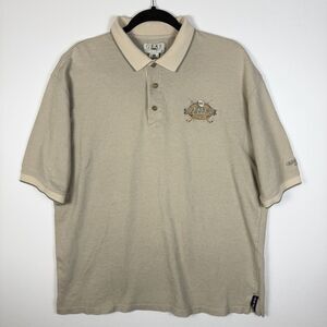 GEAR for Sports Polo Shirt XL Tan Grand Casino 98 Fall Classic Vintage Golf